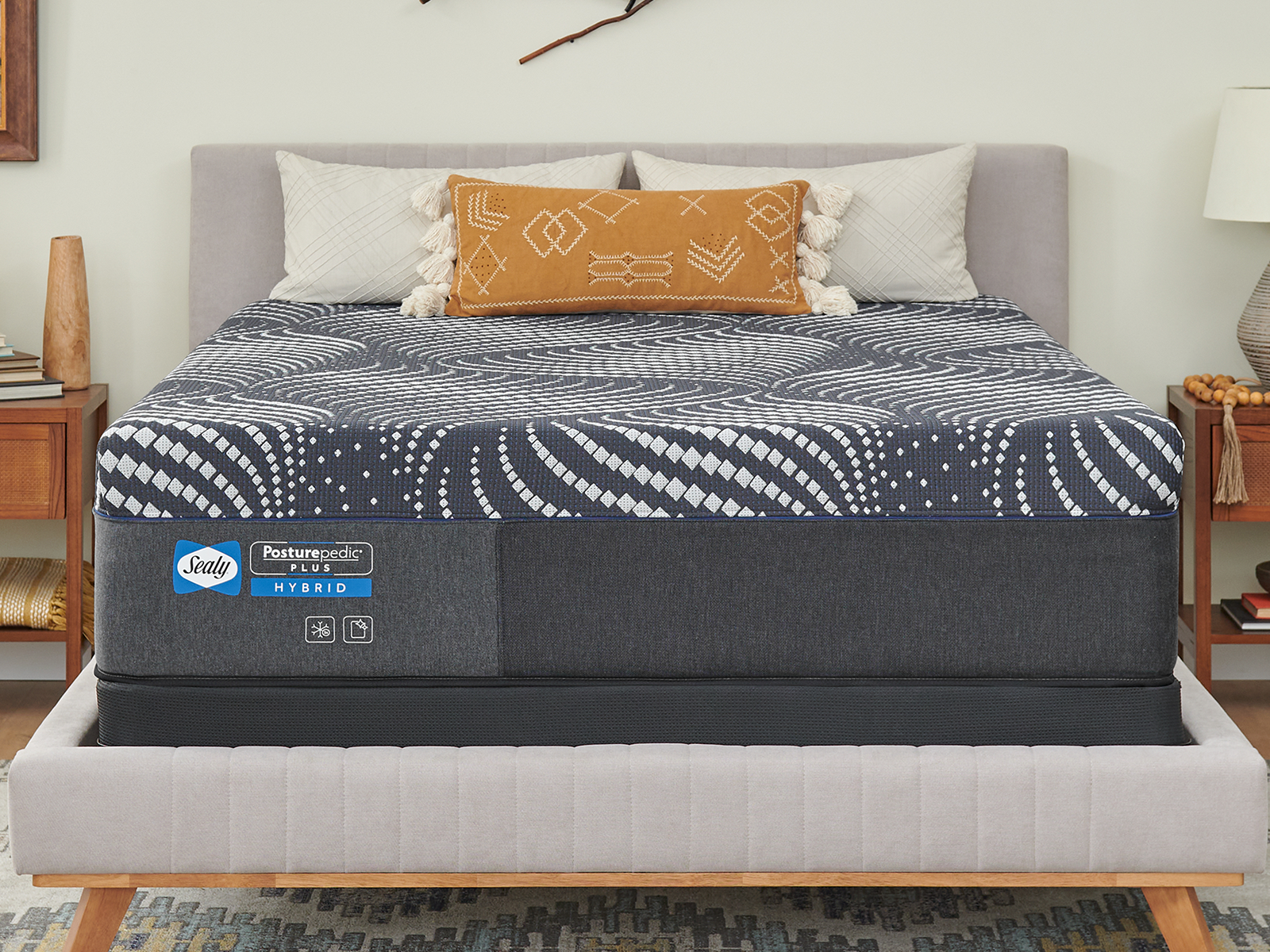Sealy Twin Extra Long Posturepedic Plus Hybrid High Point 14 Inch Firm Mattress
